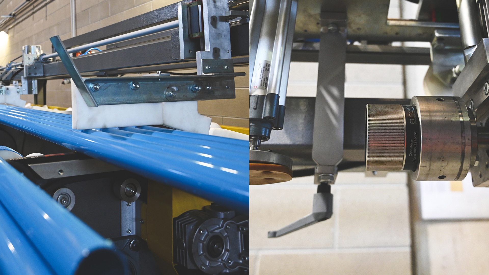 New pipe marking and packaging line